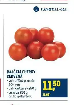 Makro Rajčata cherry červená nabídka