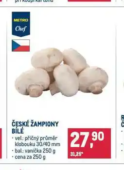 Makro České žampiony bílé nabídka