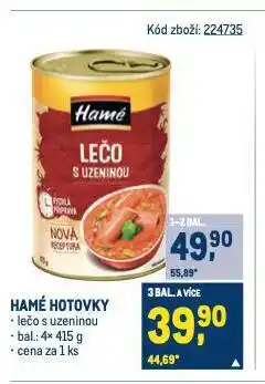 Makro Hamé hotovky nabídka