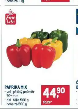 Makro Paprika mix nabídka