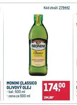 Makro Monini classico olivový olej nabídka
