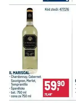 Makro Il mariscal chardonnay nabídka