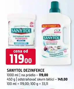 Terno SANYTOL DEZINFEKCE nabídka