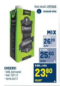 Makro Cheers! nabídka
