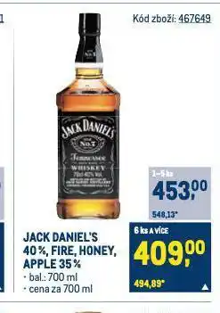 Makro Jack daniel's nabídka