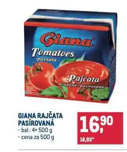 Makro Giana rajčata pasírovaná nabídka
