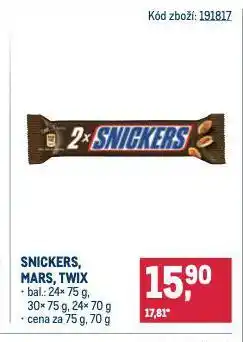 Makro Snickers nabídka