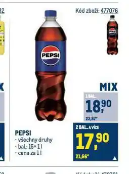 Makro Pepsi nabídka