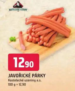 Trefa JAVOŘICKÉ PÁRKY nabídka