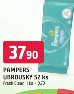 Trefa PAMPERS UBROUSKY 52 ks nabídka