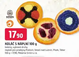 Trefa KOLÁČ S NÁPLNÍ 100 g nabídka