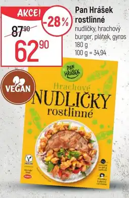 Globus Pan Hrášek rostlinné nabídka