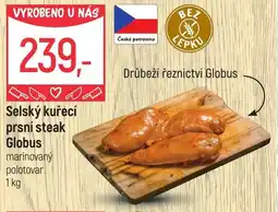 Globus Selský kuřecí prsní steak Globus nabídka
