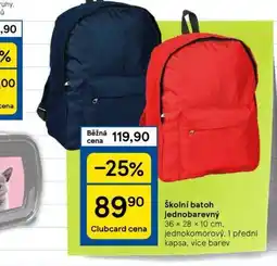 Tesco Školní batoh nabídka