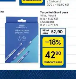 Tesco Tesco kuličková pera nabídka