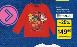 Tesco Tričko tlapková patrola nabídka