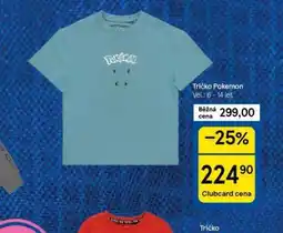 Tesco Tričko pokemon nabídka
