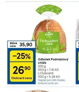 Tesco Odkolek podmáslový chléb nabídka
