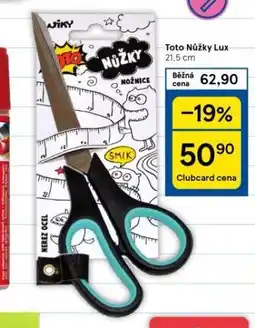 Tesco Toto nůžky lux nabídka