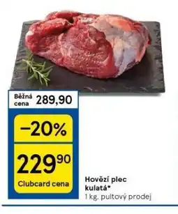 Tesco Hovězí plec kulatá nabídka