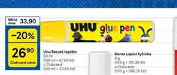 Tesco Uhu tekuté lepidlo nabídka