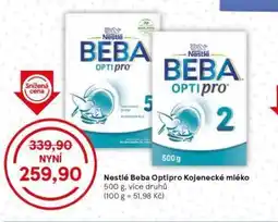 Tesco Nestlé beba kojenecká výživa nabídka