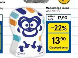 Tesco Maped ergo guma nabídka