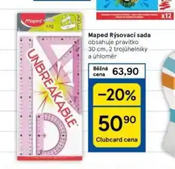 Tesco Maped rýsovací sada nabídka