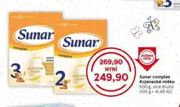 Tesco Sunar kojenecká výživa nabídka