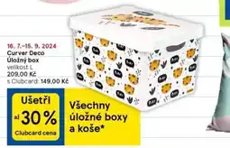 Tesco Curver deco úložný box nabídka