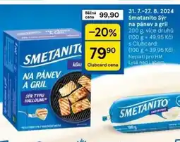 Tesco Smetanito sýr na pánev a gril nabídka