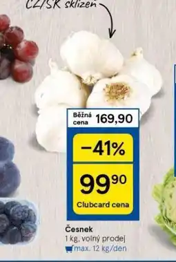 Tesco Česnek nabídka