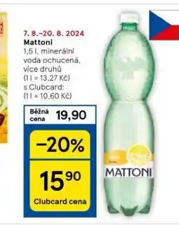 Tesco Mattoni nabídka