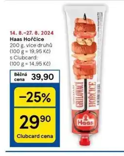 Tesco Haas hořčice nabídka
