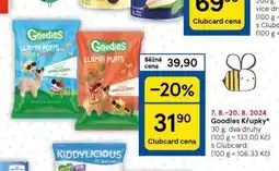 Tesco Goodies křupky nabídka