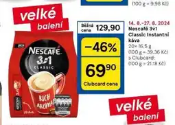 Tesco Káva nescafé nabídka