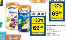 Tesco Sunar rozpustný nápoj nabídka