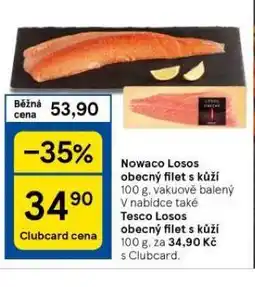 Tesco Nowaco losos nabídka