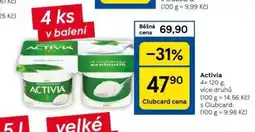 Tesco Activia nabídka