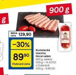 Tesco Horal salám nabídka