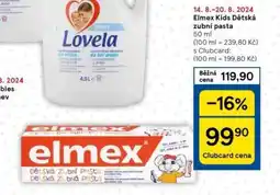 Tesco Elmex zubní pasta nabídka
