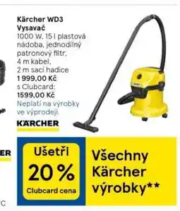 Tesco Karcher vysavač nabídka