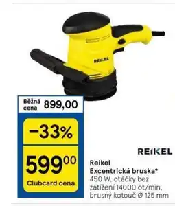 Tesco Reikel excentrická bruska nabídka