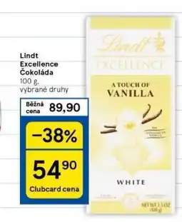 Tesco Lindt excellence čokoláda nabídka