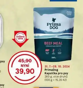 Tesco Primadog kapsičky pro psy nabídka