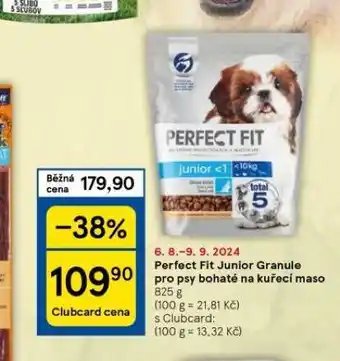 Tesco Perfect fit granule pro psy nabídka