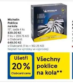 Tesco Michelin poklice na kola nabídka