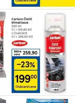 Tesco Carlson čistič klimatizace nabídka