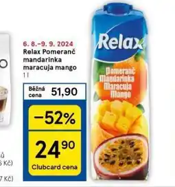 Tesco Relax nabídka