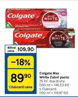 Tesco Colgate zubní pasta nabídka
